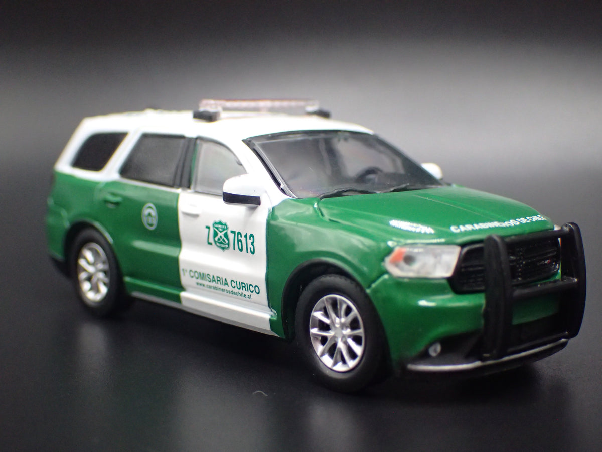 2018 18 DODGE DURANGO POLICE CARABINEROS DE CHILE 1:64 SCALE DIECAST MODEL CAR