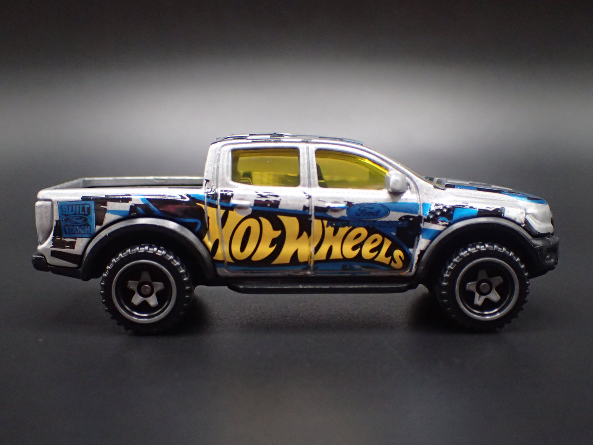 2017-2020 FORD RANGER RAPTOR PICKUP TRUCK SILVER 1/64 SCALE DIECAST MODEL CAR