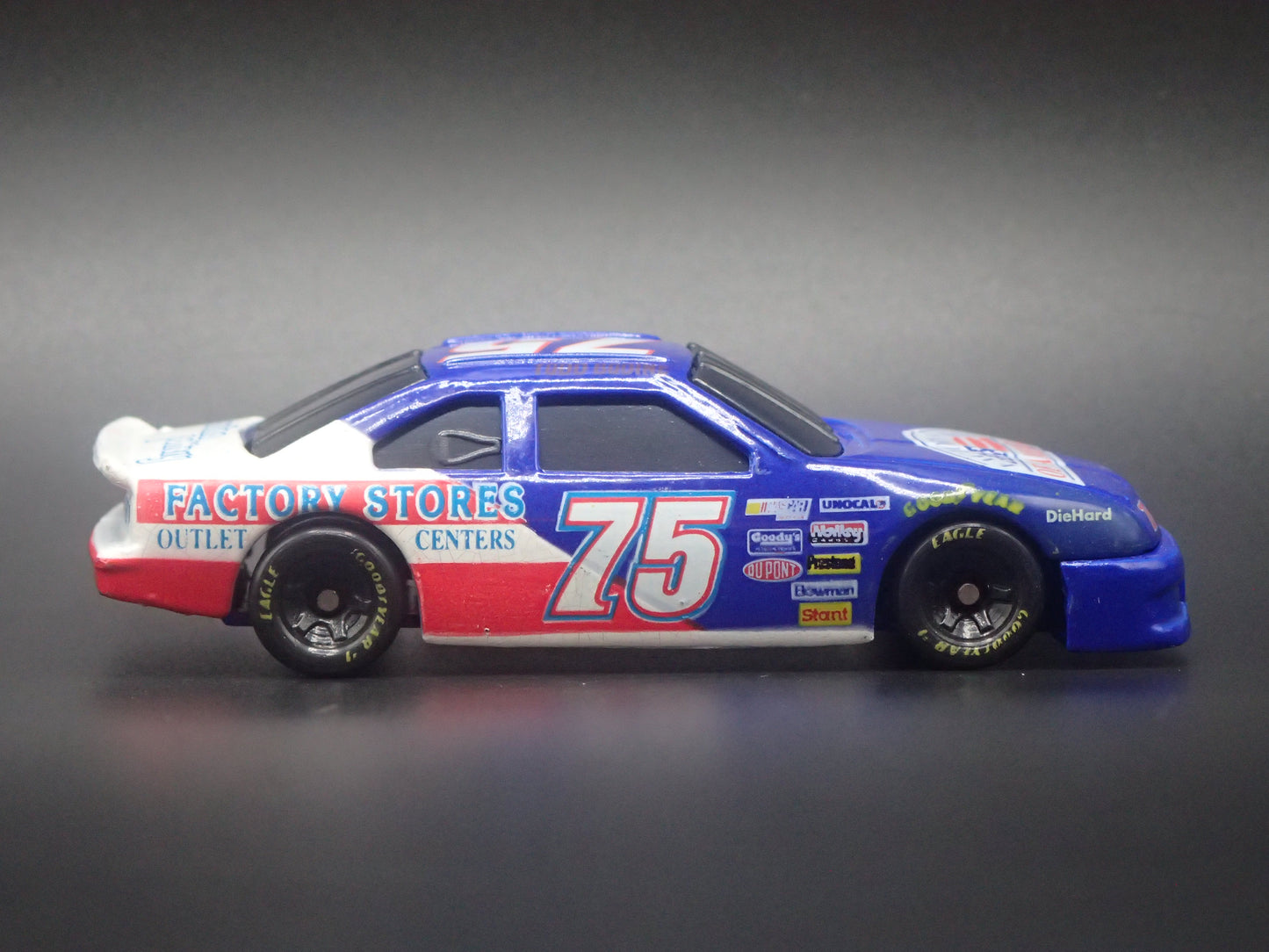 1994 94 FORD THUNDERBIRD 75 TODD BODINE NASCAR WEATHERED 1:64 SCALE DIECAST CAR