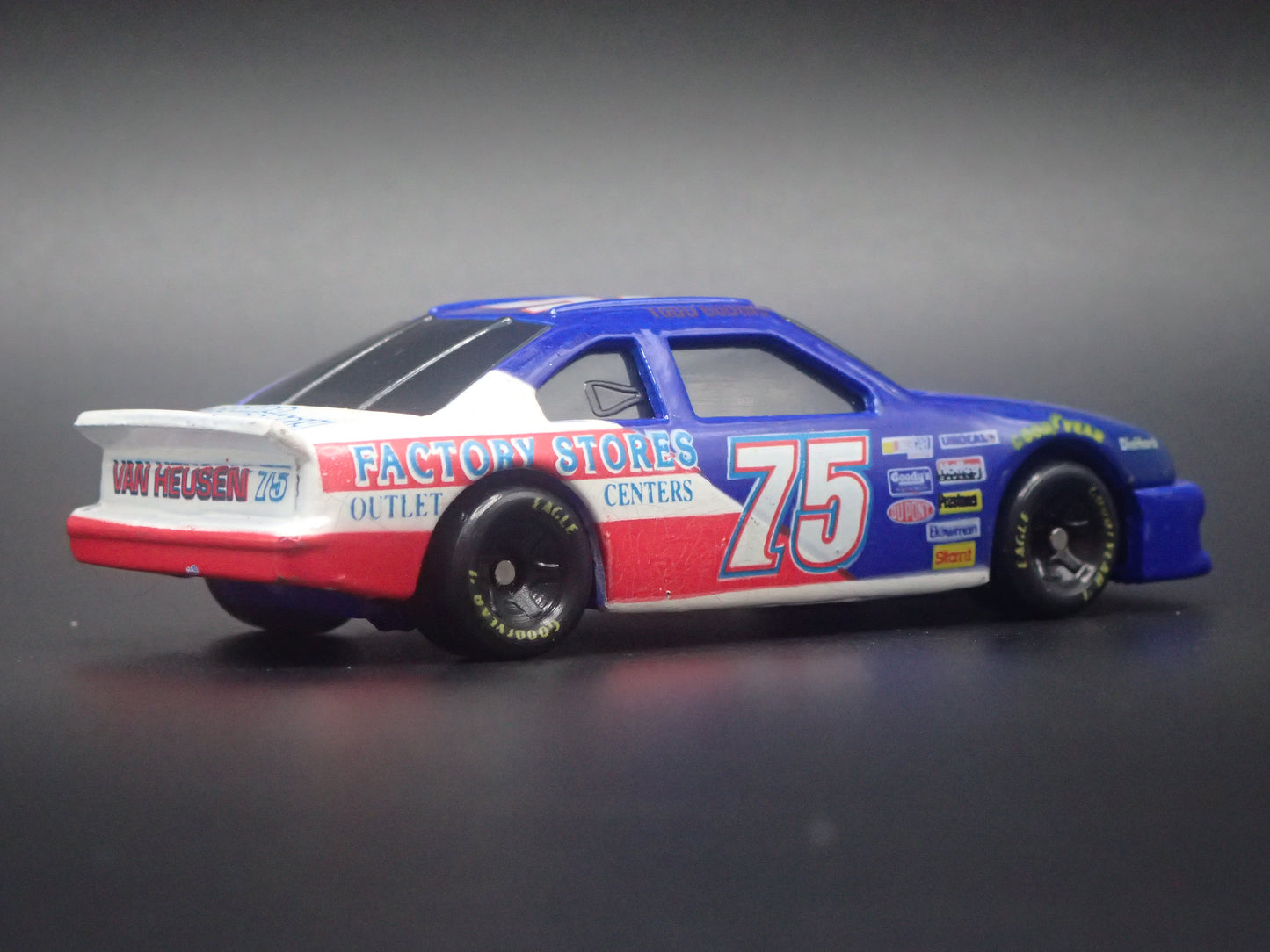 1994 94 FORD THUNDERBIRD 75 TODD BODINE NASCAR WEATHERED 1:64 SCALE DIECAST CAR