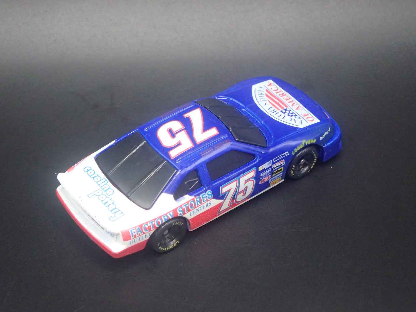 1994 94 FORD THUNDERBIRD 75 TODD BODINE NASCAR WEATHERED 1:64 SCALE DIECAST CAR
