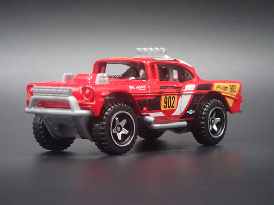 1956 56 CHEVY CHEVROLET BEL AIR OFF ROAD RACE CAR 1:64 SCALE DIECAST MODEL CAR