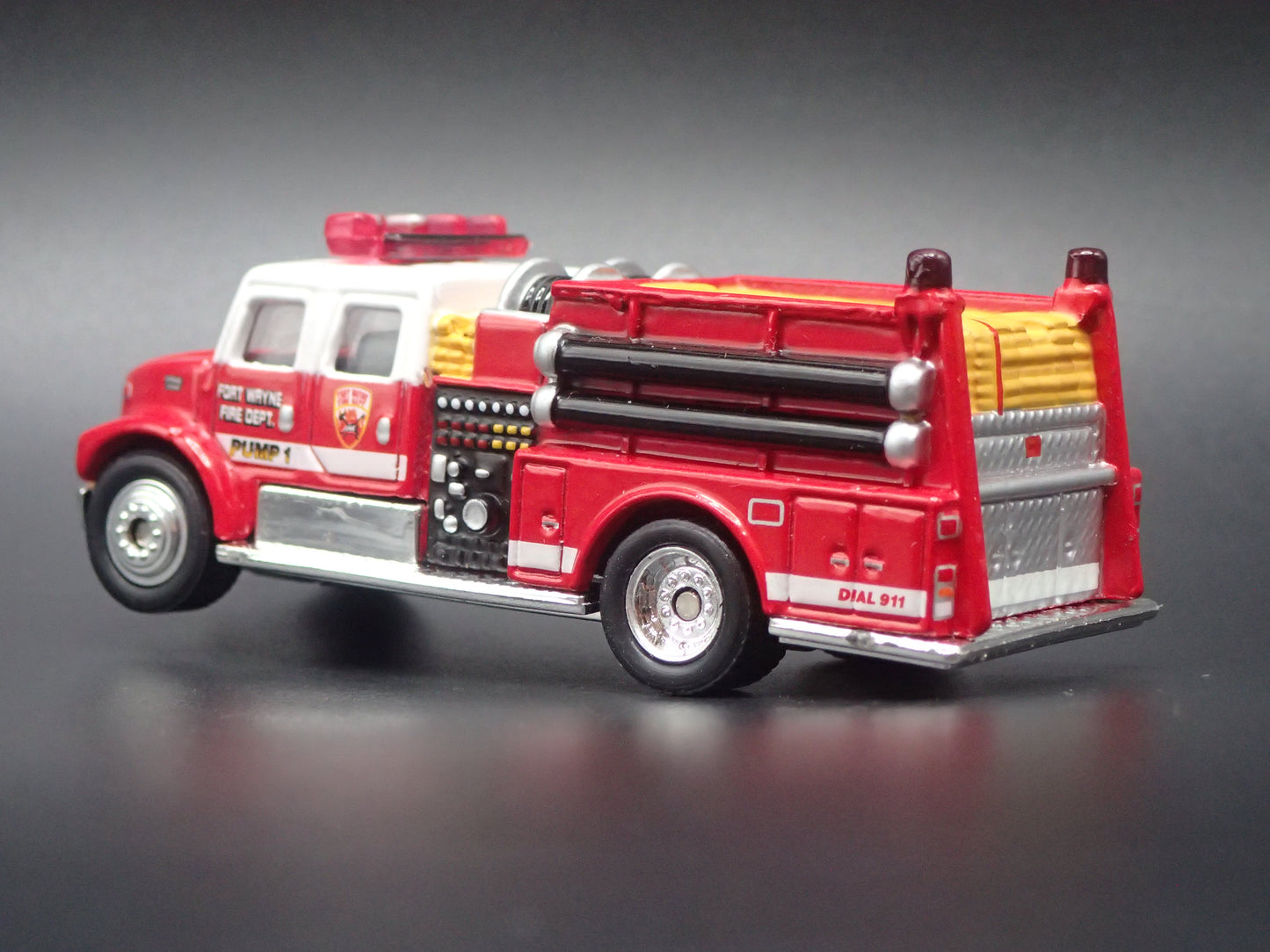 INTERNATIONAL PUMPER FIRE TRUCK FT WAYNE RED 1:64 MB SCALE DIECAST MODEL CAR