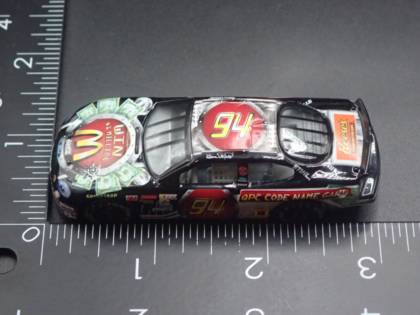 1999 99 FORD TAURUS 94 BILL ELLIOTT NASCAR 1/64 SCALE DIECAST MODEL CAR