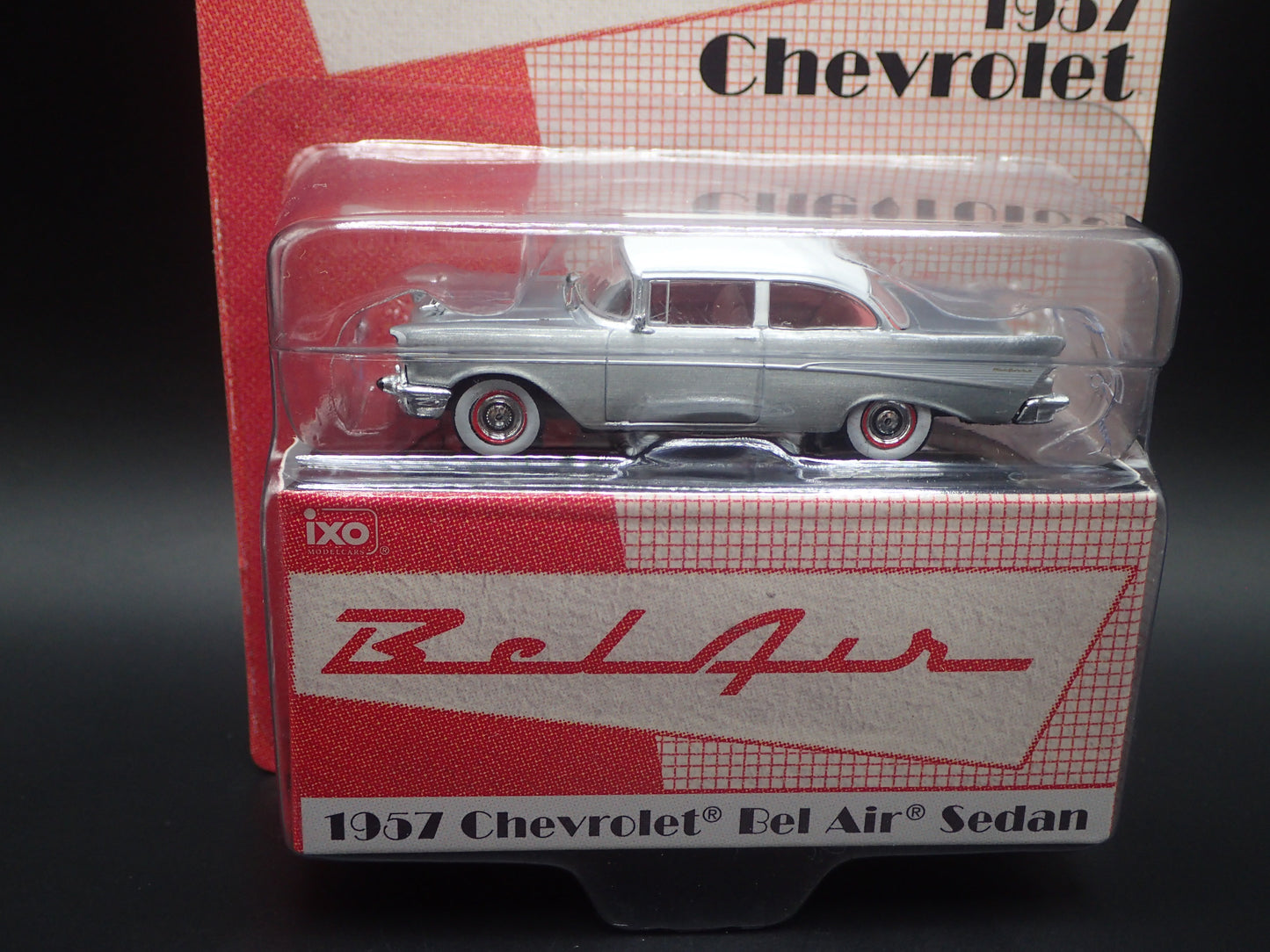 2026 IXO 1957 CHEVROLET BEL AIR SEDAN RAW CHASE 1:64 DIECAST MODEL CAR