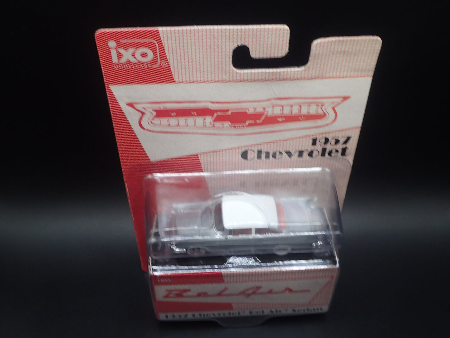 2026 IXO 1957 CHEVROLET BEL AIR SEDAN RAW CHASE 1:64 DIECAST MODEL CAR