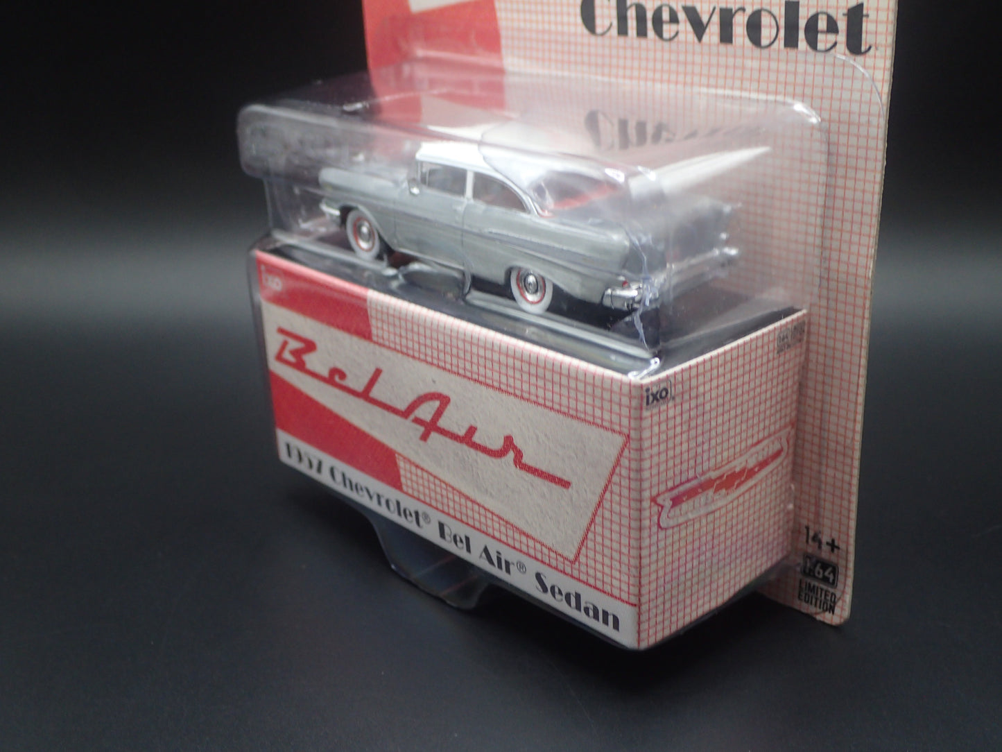 2026 IXO 1957 CHEVROLET BEL AIR SEDAN RAW CHASE 1:64 DIECAST MODEL CAR