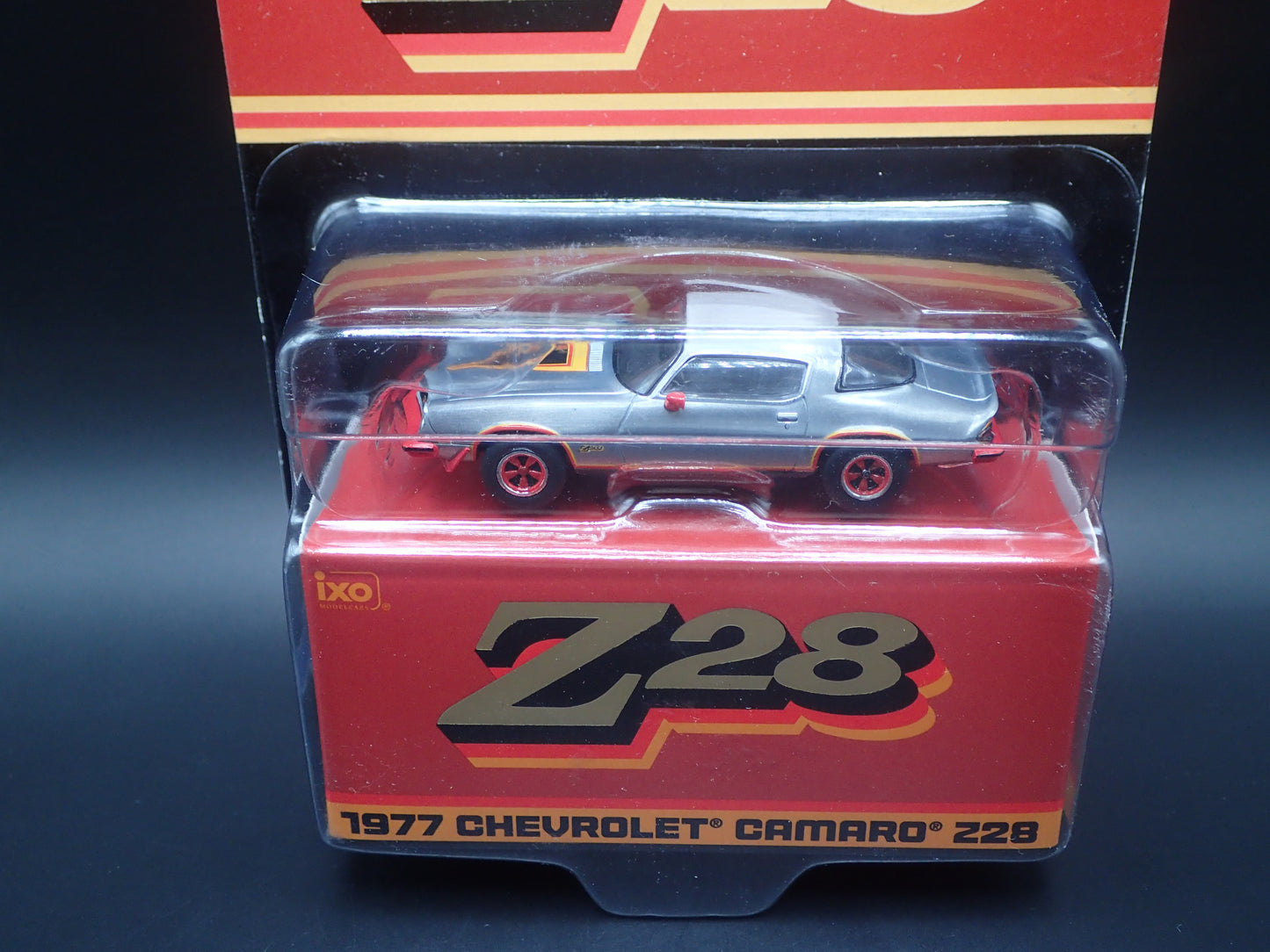 2026 IXO 1977 CHEVROLET CAMARO Z28 RAW CHASE 1:64 DIECAST MODEL CAR