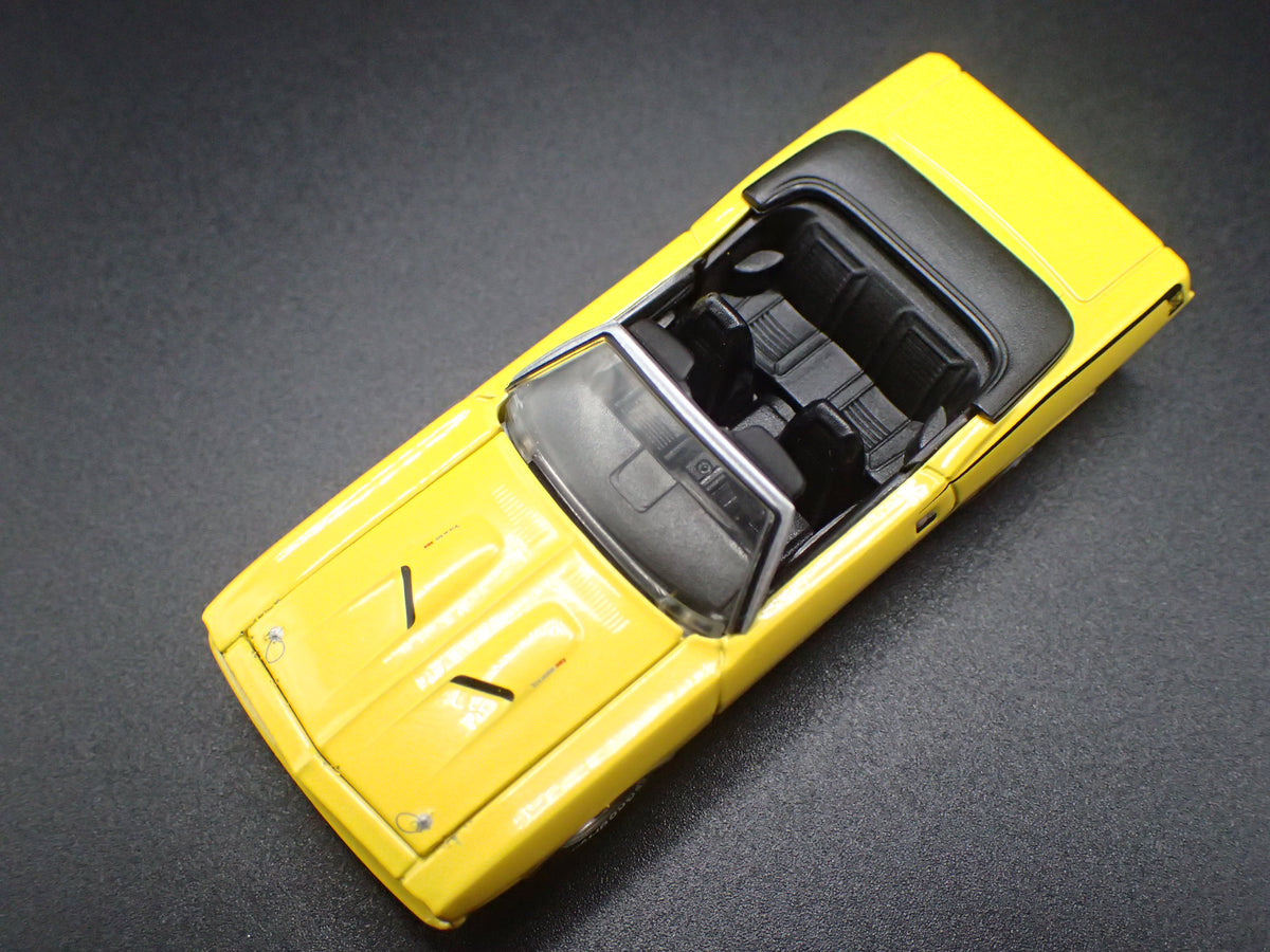 1971 PLYMOUTH CUDA 383 CONVERTIBLE YELLOW 1/64 SCALE COLLECTIBLE DIECAST MODEL CAR