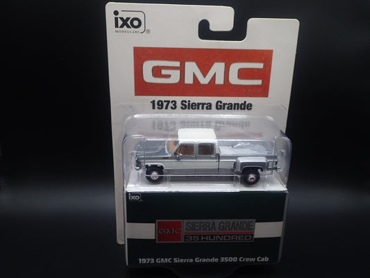 2026 IXO 1973 GMC SIERRA GRANDE 3500 CREW CAB RAW CHASE 1:64 DIECAST MODEL CAR