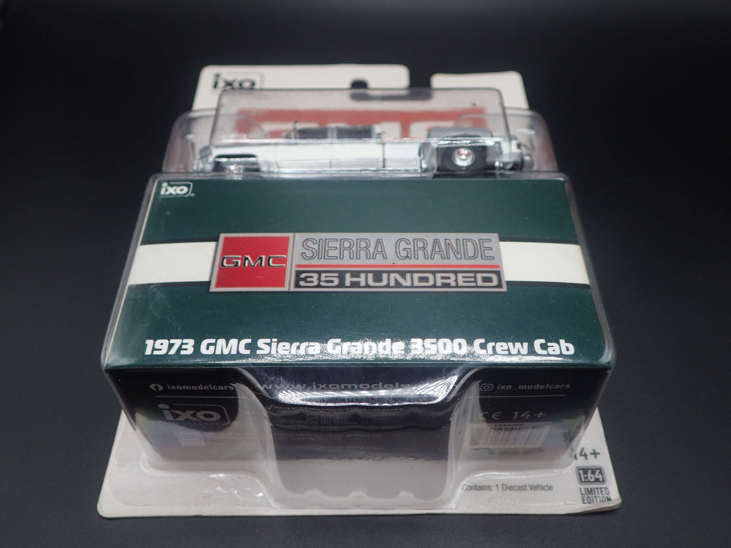 2026 IXO 1973 GMC SIERRA GRANDE 3500 CREW CAB RAW CHASE 1:64 DIECAST MODEL CAR