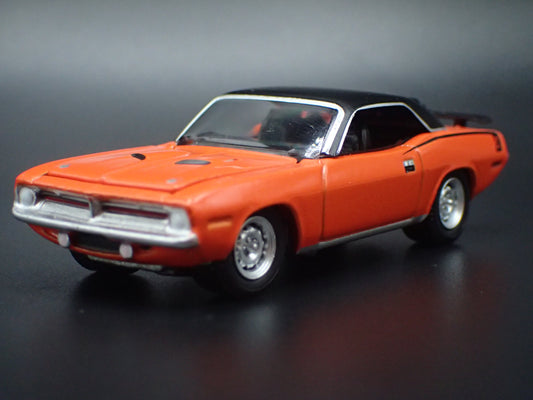 1970 70 PLYMOUTH CUDA 340 ORANGE 1:64 SCALE COLLECTIBLE DIECAST MODEL CAR