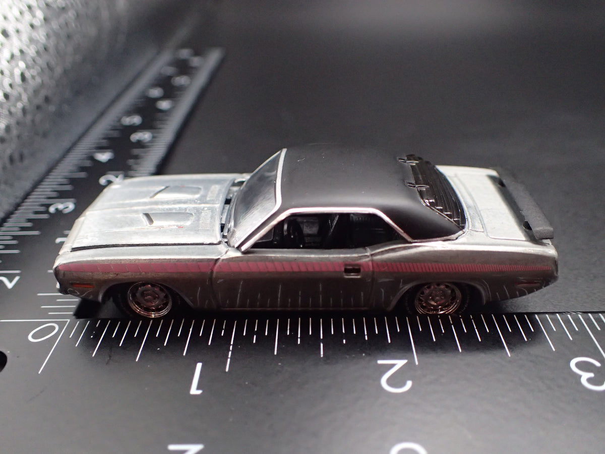 1970 70 PLYMOUTH CUDA RAW CHASE 1:64 SCALE COLLECTIBLE DIECAST MODEL CAR