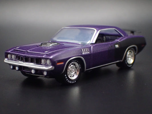 1971 71 PLYMOUTH HEMI CUDA PURPLE 1:64 SCALE COLLECTIBLE DIECAST MODEL CAR