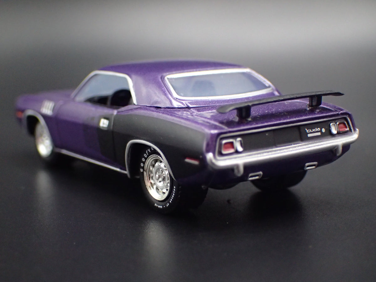 1971 71 PLYMOUTH HEMI CUDA PURPLE 1:64 SCALE COLLECTIBLE DIECAST MODEL CAR