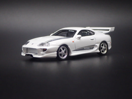 1993 - 2002 TOYOTA SUPRA VEILSIDE COMBAT V-I WHITE 1/64 SCALE DIECAST MODEL CAR