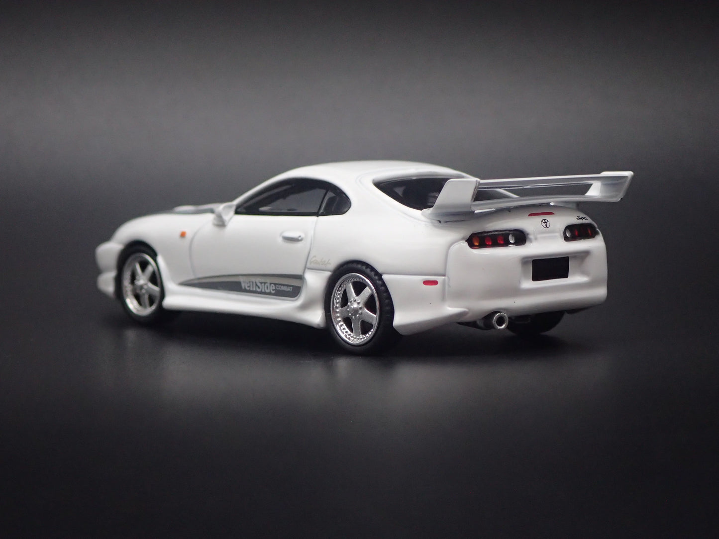 1993 - 2002 TOYOTA SUPRA VEILSIDE COMBAT V-I WHITE 1/64 SCALE DIECAST MODEL CAR