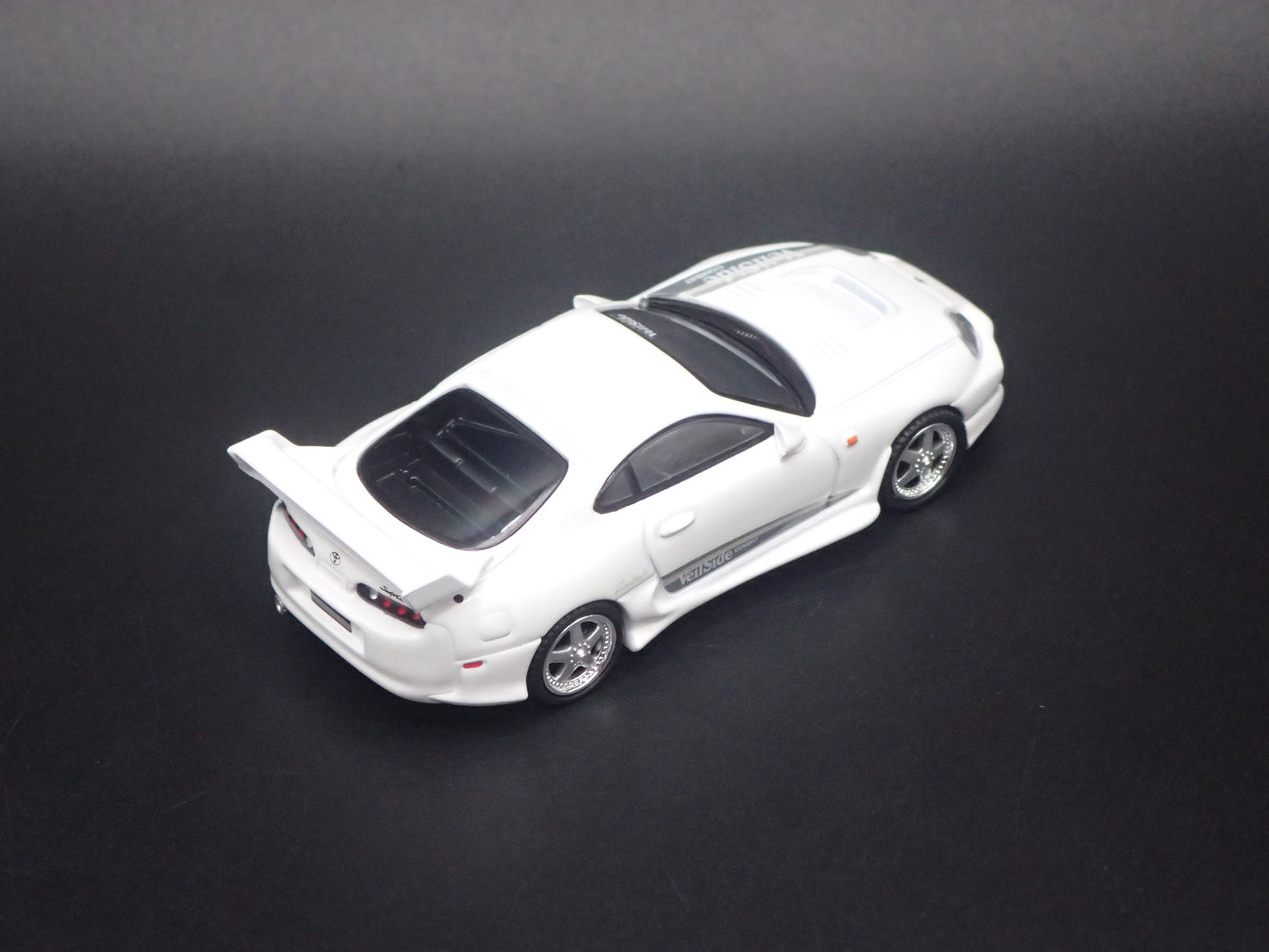 1993 - 2002 TOYOTA SUPRA VEILSIDE COMBAT V-I WHITE 1/64 SCALE DIECAST MODEL CAR