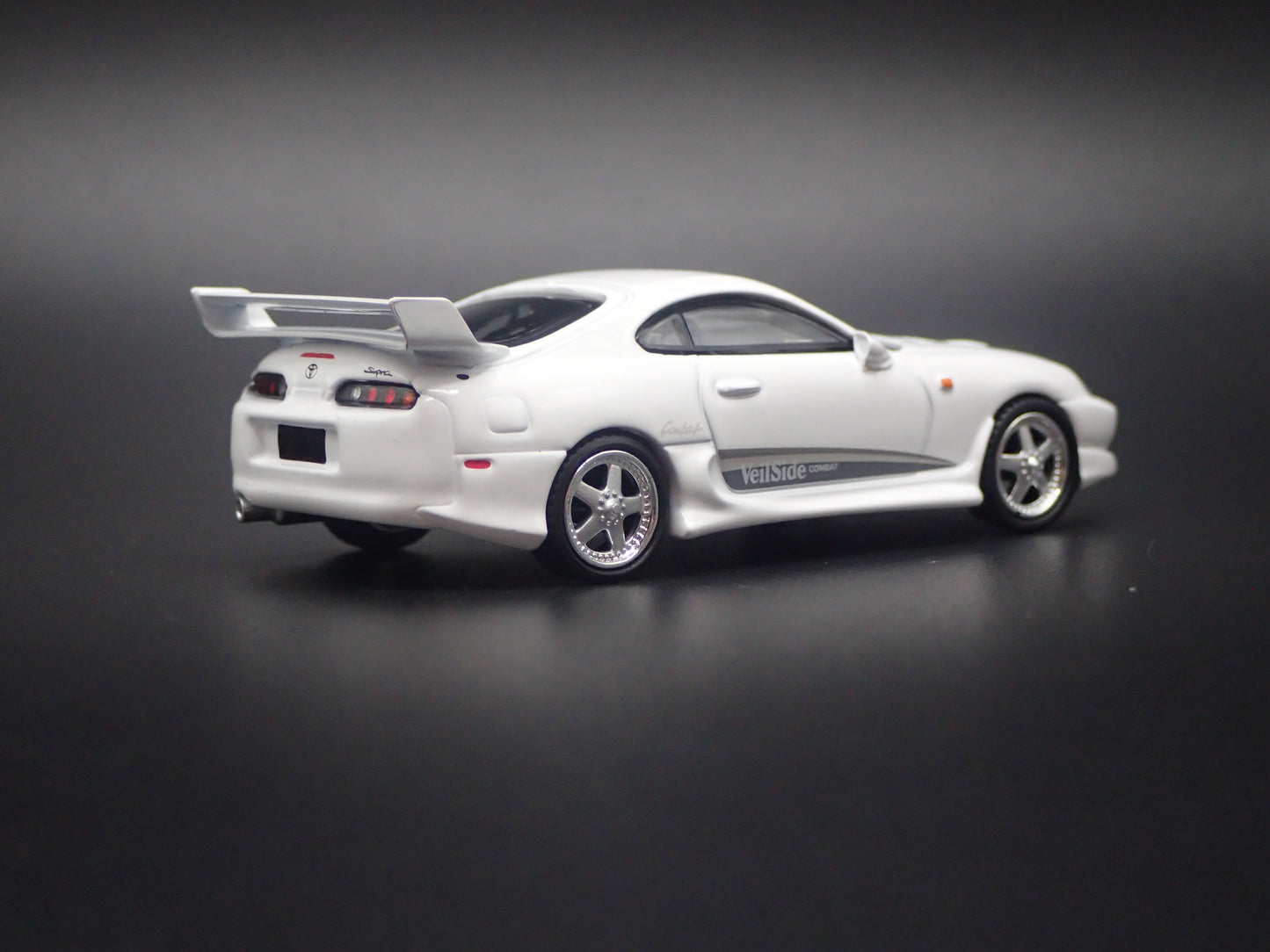 1993 - 2002 TOYOTA SUPRA VEILSIDE COMBAT V-I WHITE 1/64 SCALE DIECAST MODEL CAR