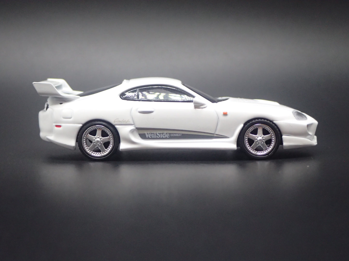 1993 - 2002 TOYOTA SUPRA VEILSIDE COMBAT V-I WHITE 1/64 SCALE DIECAST MODEL CAR