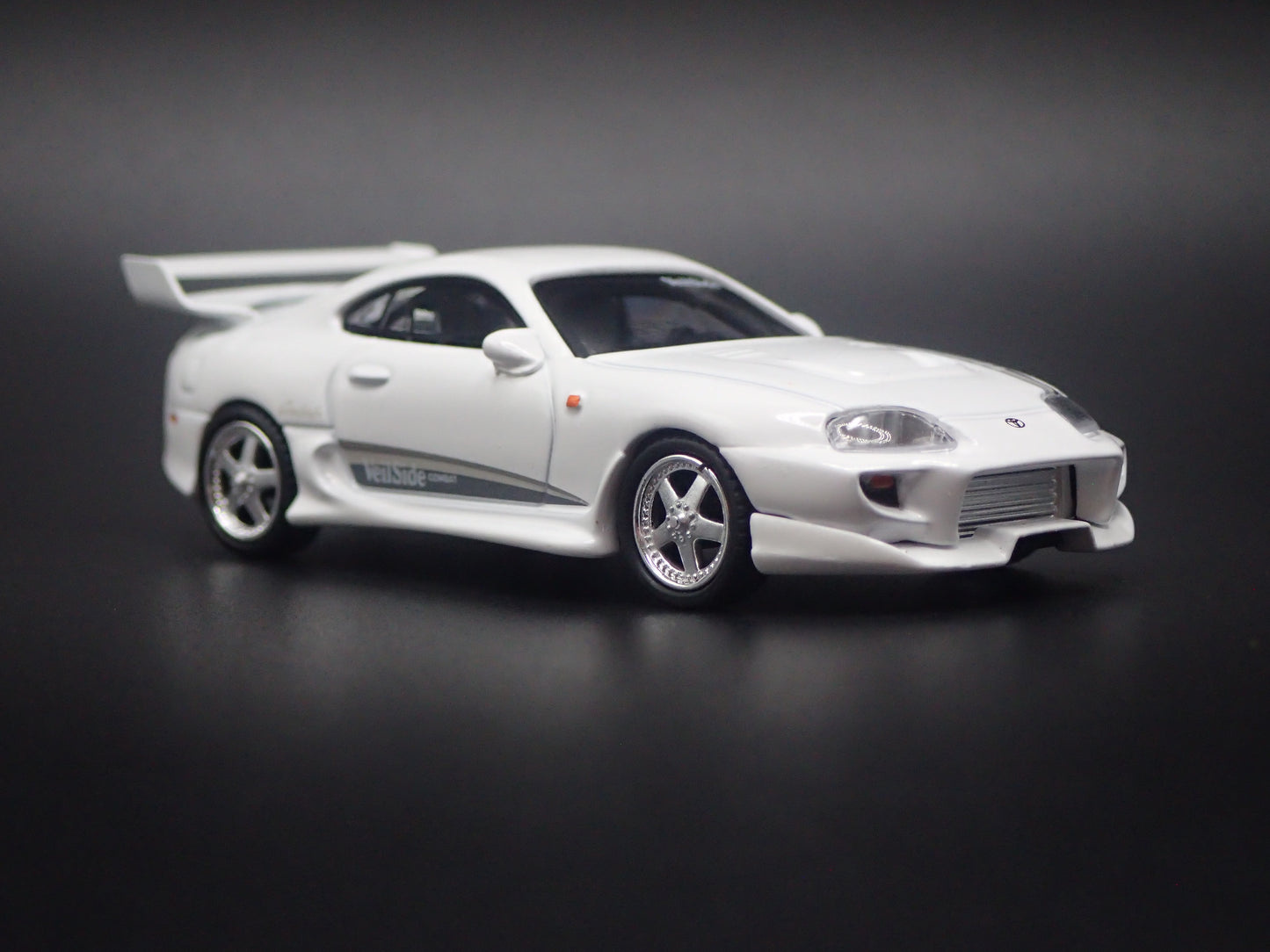 1993 - 2002 TOYOTA SUPRA VEILSIDE COMBAT V-I WHITE 1/64 SCALE DIECAST MODEL CAR