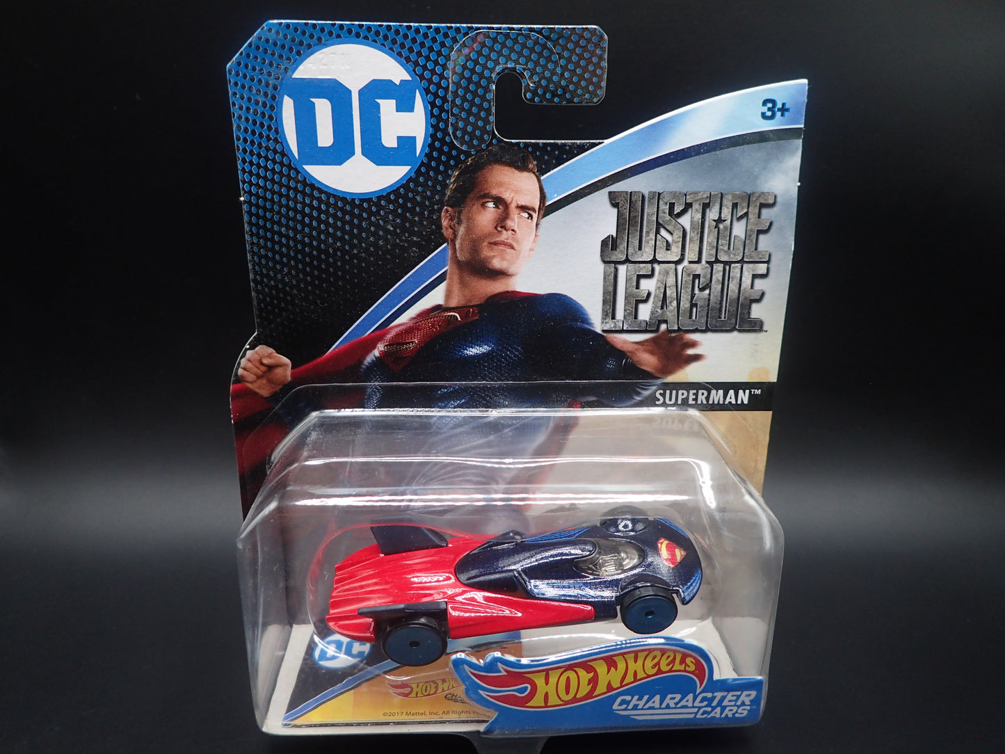 2016 HOT WHEELS DC SUPERMAN HOT WHEELS CHARACTER CARS JUSTICE LEAGUE 1/64