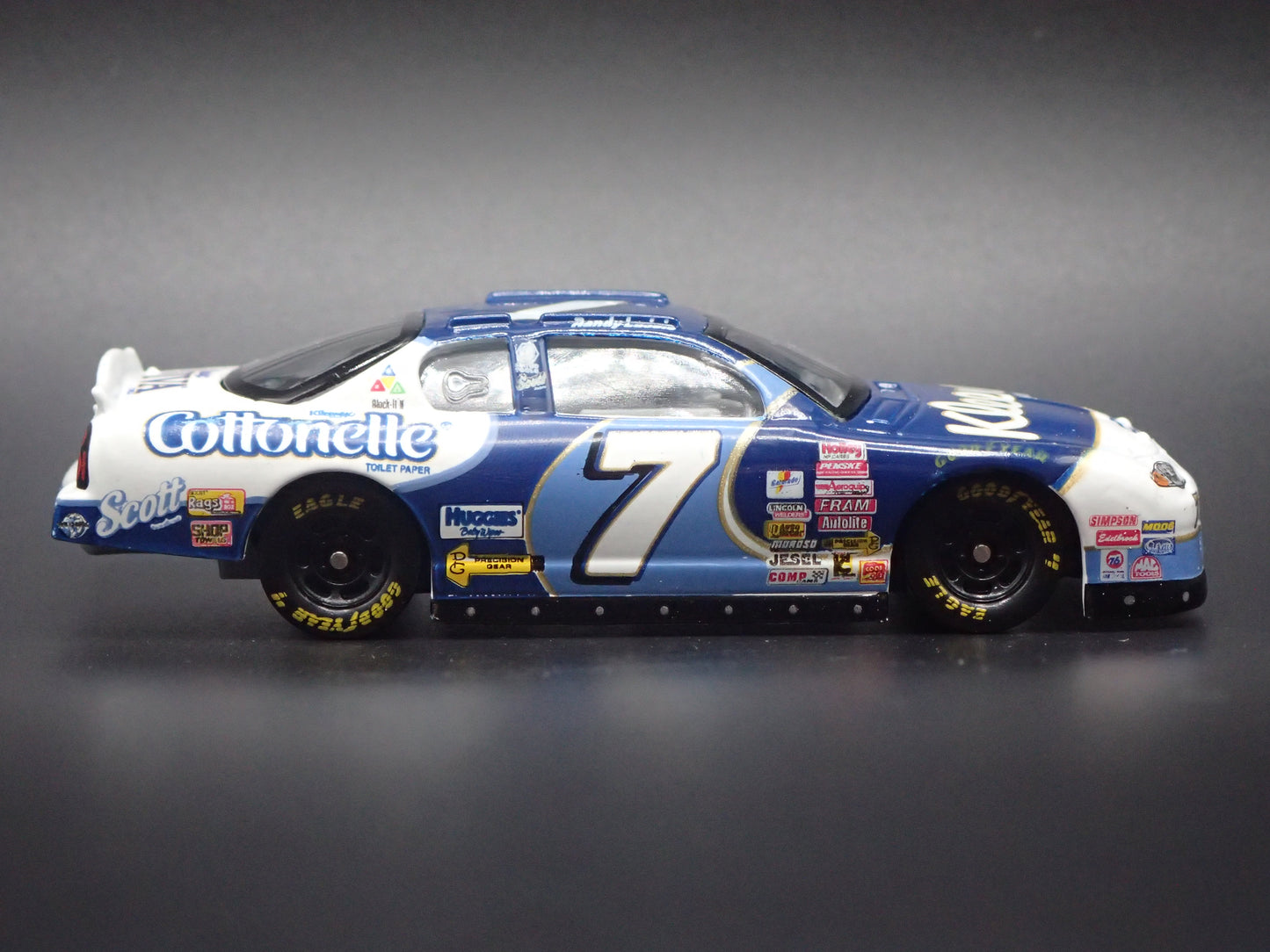 2001 01 CHEVROLET MONTE CARLO 7 RANDY LAJOIE NASCAR 1:64 SCALE DIECAST MODEL CAR