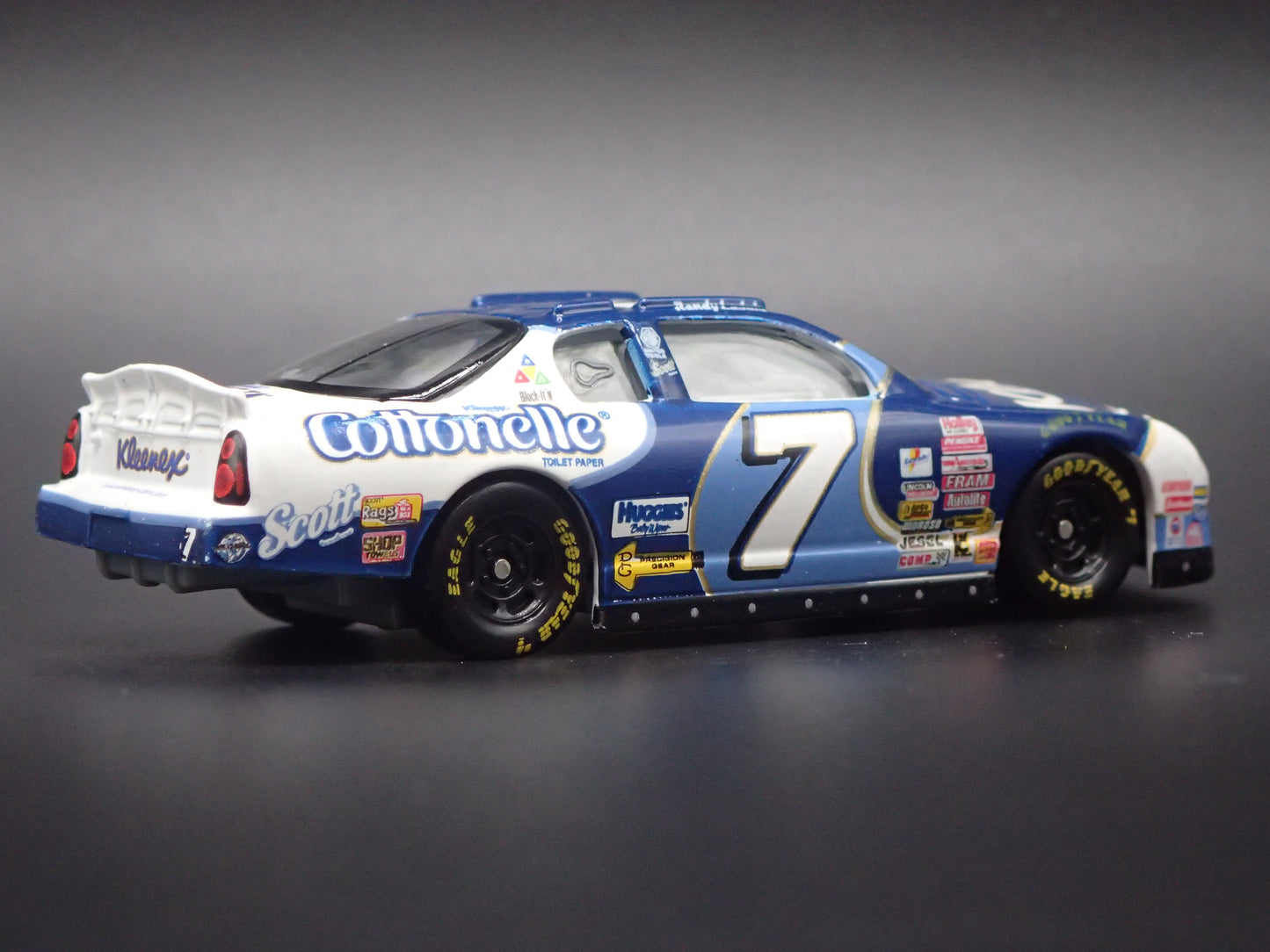 2001 01 CHEVROLET MONTE CARLO 7 RANDY LAJOIE NASCAR 1:64 SCALE DIECAST MODEL CAR