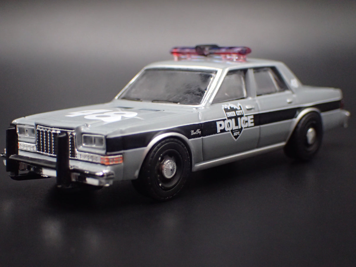 1984 84 PLYMOUTH GRAND FURY DETROIT MICHIGAN POLICE 1:64 SCALE DIECAST MODEL CAR