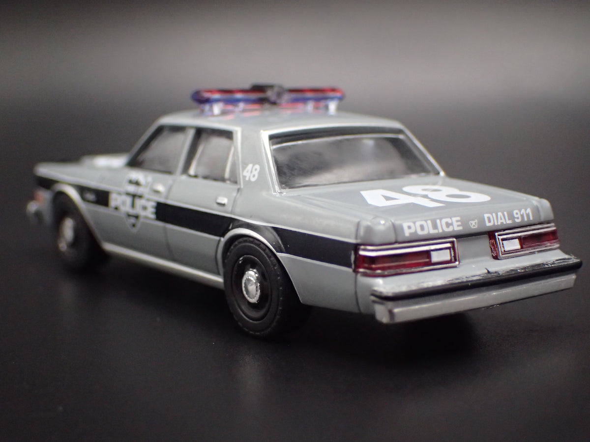 1984 84 PLYMOUTH GRAND FURY DETROIT MICHIGAN POLICE 1:64 SCALE DIECAST MODEL CAR