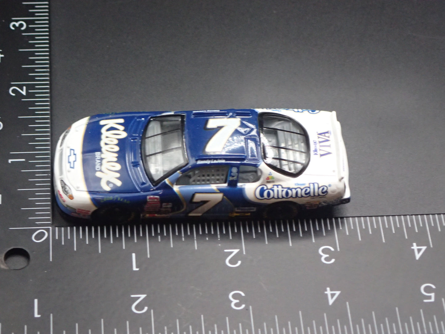 2001 01 CHEVROLET MONTE CARLO 7 RANDY LAJOIE NASCAR 1:64 SCALE DIECAST MODEL CAR
