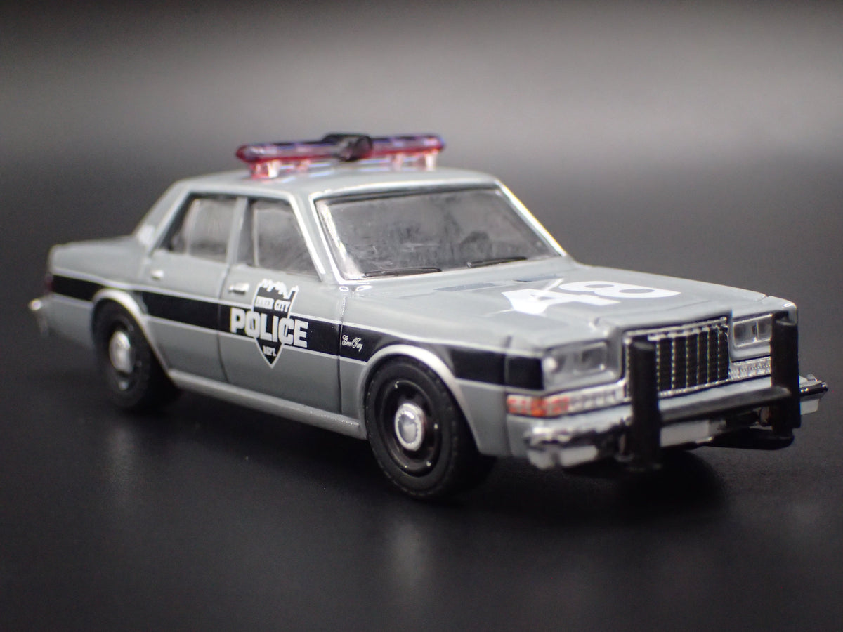 1984 84 PLYMOUTH GRAND FURY DETROIT MICHIGAN POLICE 1:64 SCALE DIECAST MODEL CAR