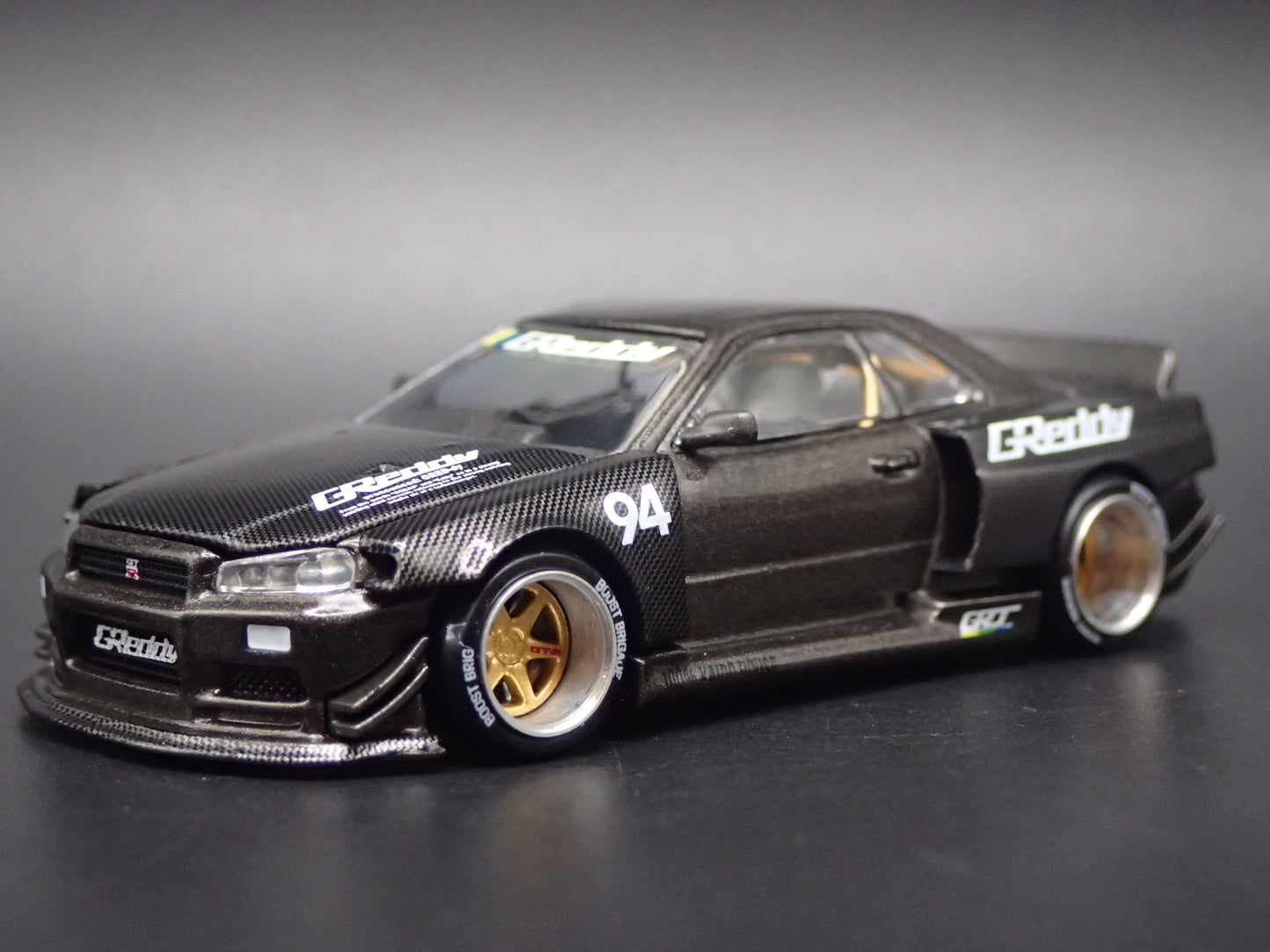1999-2002 NISSAN SKYLINE GTR R34 KAIDO WORKS V2 1:64 SCALE DIECAST MODEL CAR