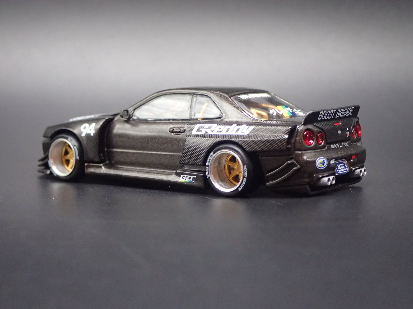 1999-2002 NISSAN SKYLINE GTR R34 KAIDO WORKS V2 1:64 SCALE DIECAST MODEL CAR