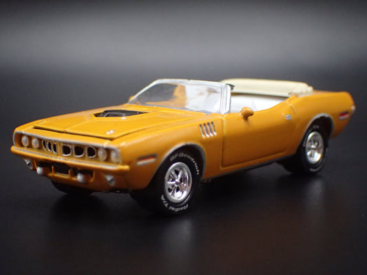 1971 71 PLYMOUTH HEMI CUDA CONVERTIBLE NASH BRIDGES 1/64 SCALE DIECAST MODEL CAR-Burning Rubber Toy Company