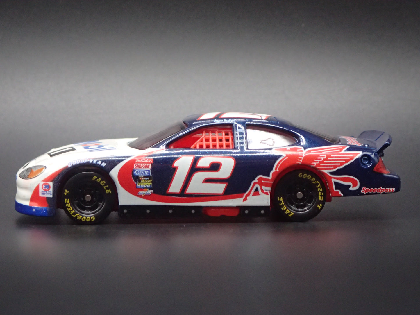 2001 01 FORD TAURUS 12 JEREMY MAYFIELD NASCAR 1:64 SCALE DIECAST MODEL CAR