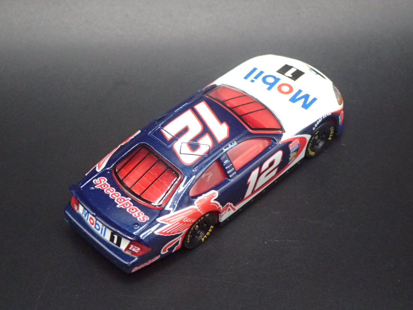 2001 01 FORD TAURUS 12 JEREMY MAYFIELD NASCAR 1:64 SCALE DIECAST MODEL CAR