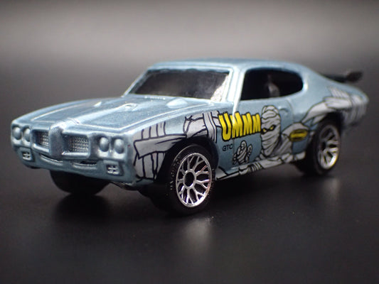 1970 70 PONTIAC GTO MUSCLE CAR MUMMY 1/64 SCALE COLLECTIBLE DIECAST MODEL CAR-Burning Rubber Toy Company
