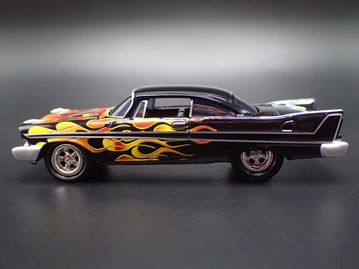 1958 58 PLYMOUTH BELVEDERE BLACK 1/64 SCALE COLLECTIBLE DIECAST MODEL CAR
