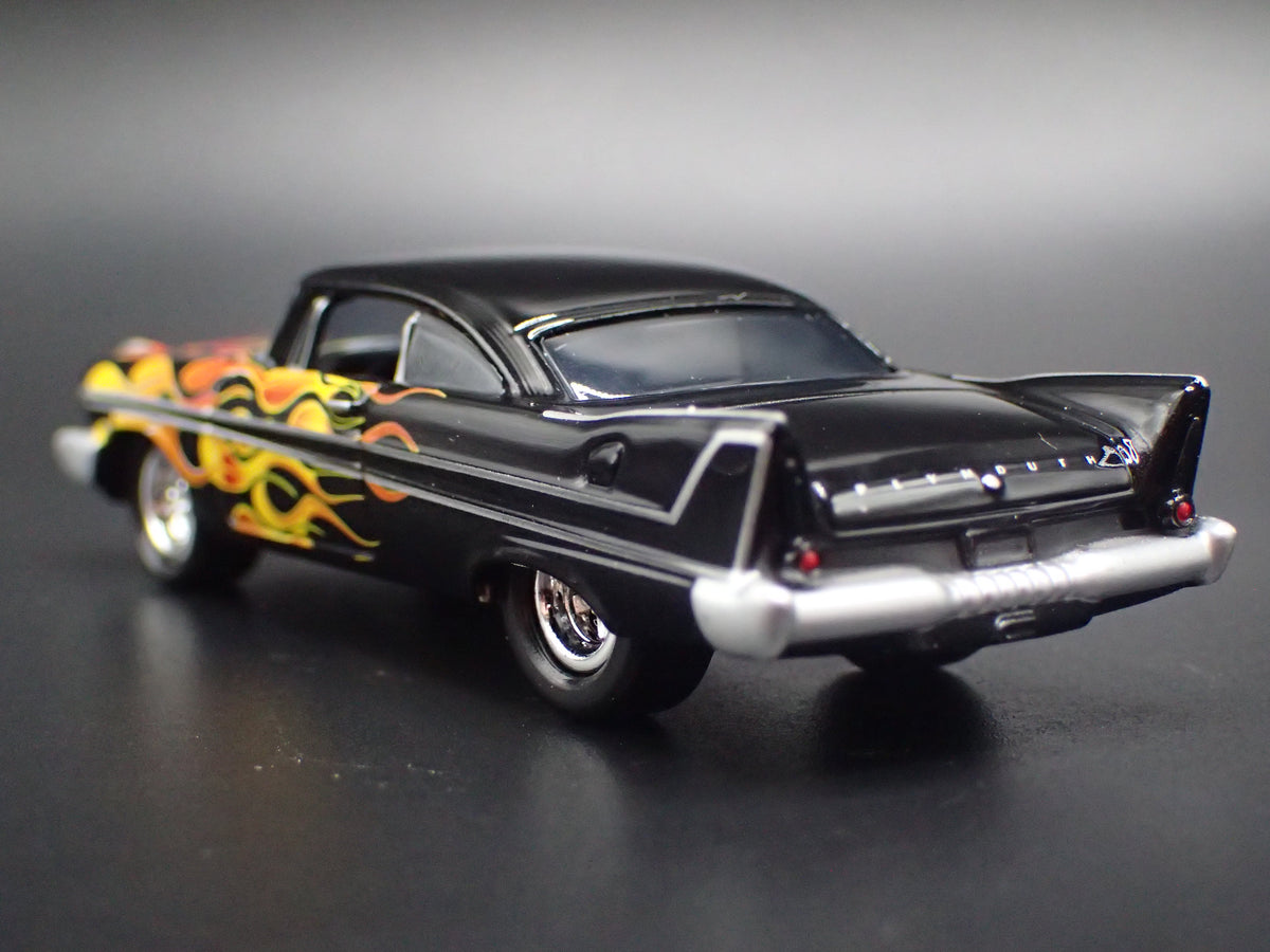 1958 58 PLYMOUTH BELVEDERE BLACK 1/64 SCALE COLLECTIBLE DIECAST MODEL CAR