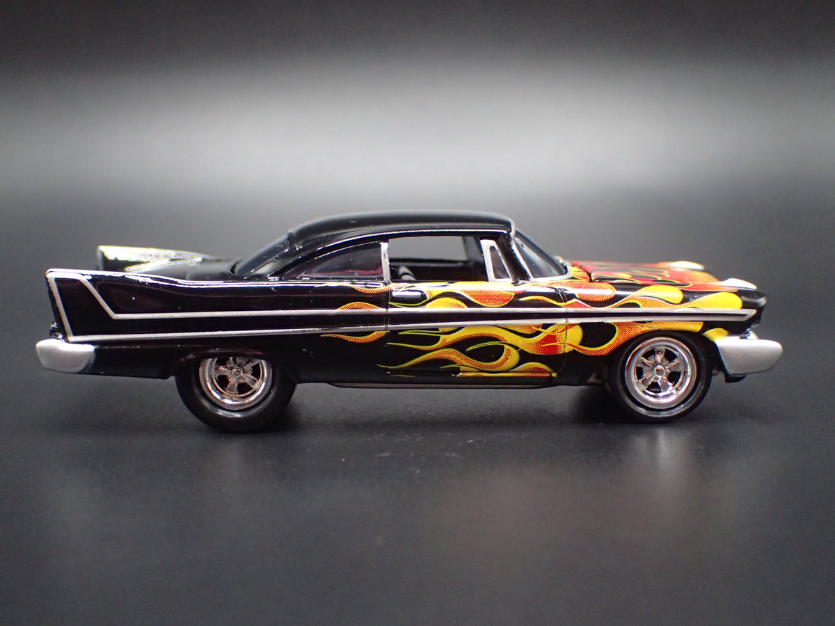 1958 58 PLYMOUTH BELVEDERE BLACK 1/64 SCALE COLLECTIBLE DIECAST MODEL CAR