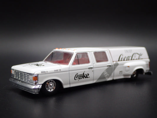 1987-1991 FORD F350 CREW CAB DUALLY TRUCK w HITCH OBS 1:64 SCALE DIECAST MODEL CAR