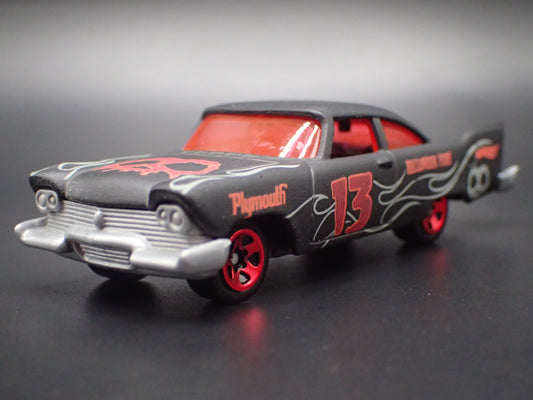 1957 57 PLYMOUTH FURY HALLWEEN 1/64 SCALE COLLECTIBLE DIECAST MODEL CAR-Burning Rubber Toy Company
