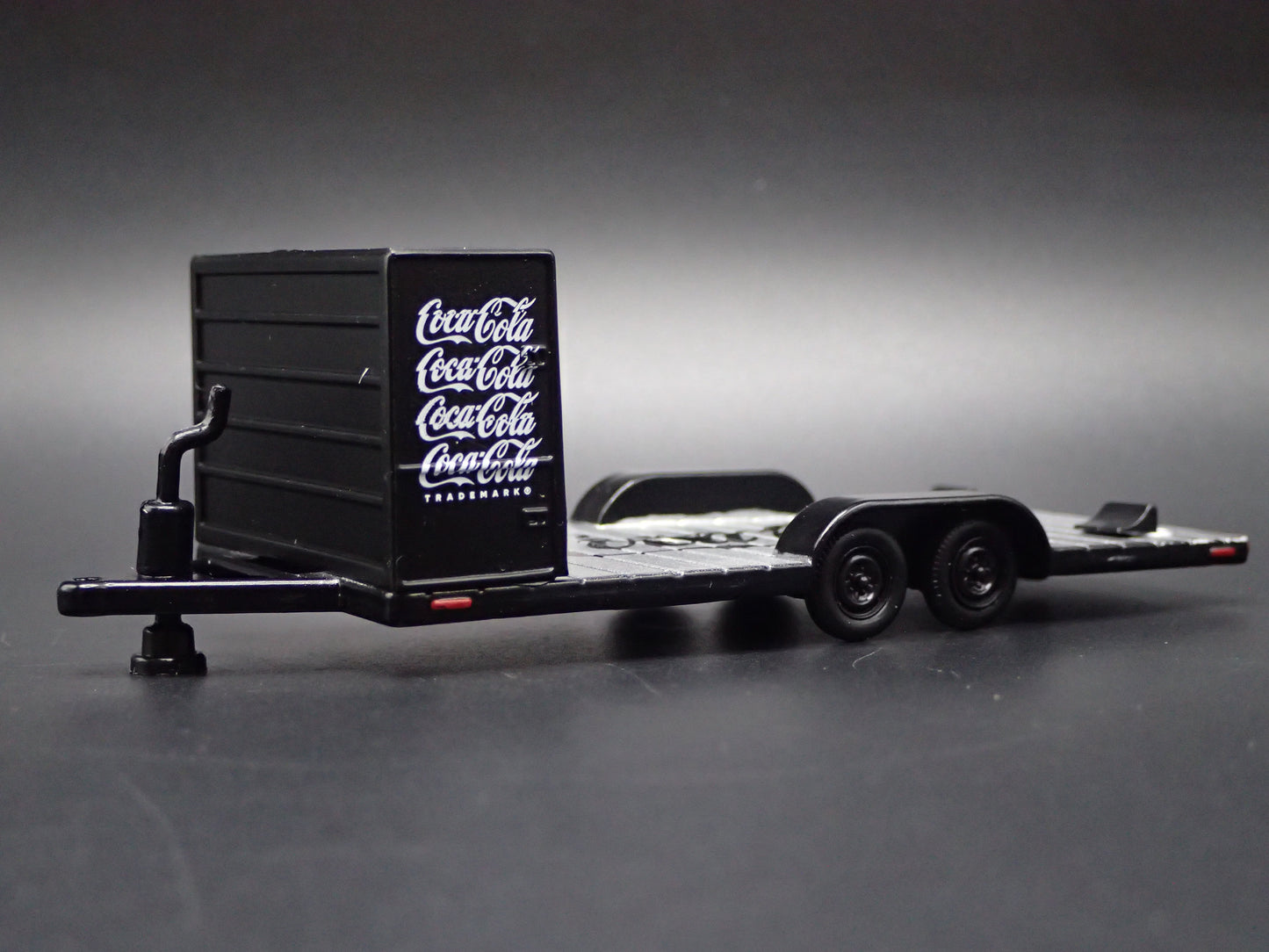 COKE COCA COLA RACING FLATBED CAR HAULER TRAILER 1:64 SCALE DIORAMA PROP MODEL CAR