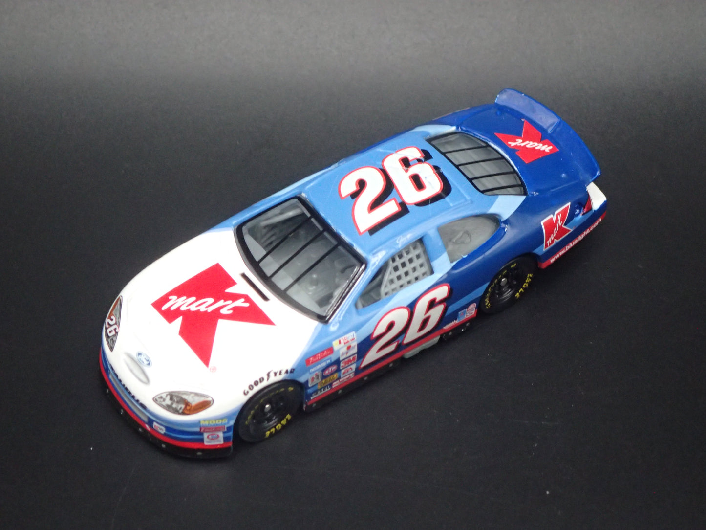 2001 01 FORD TAURUS 26 JIMMY SPENCER NASCAR 1:64 SCALE DIECAST MODEL CAR