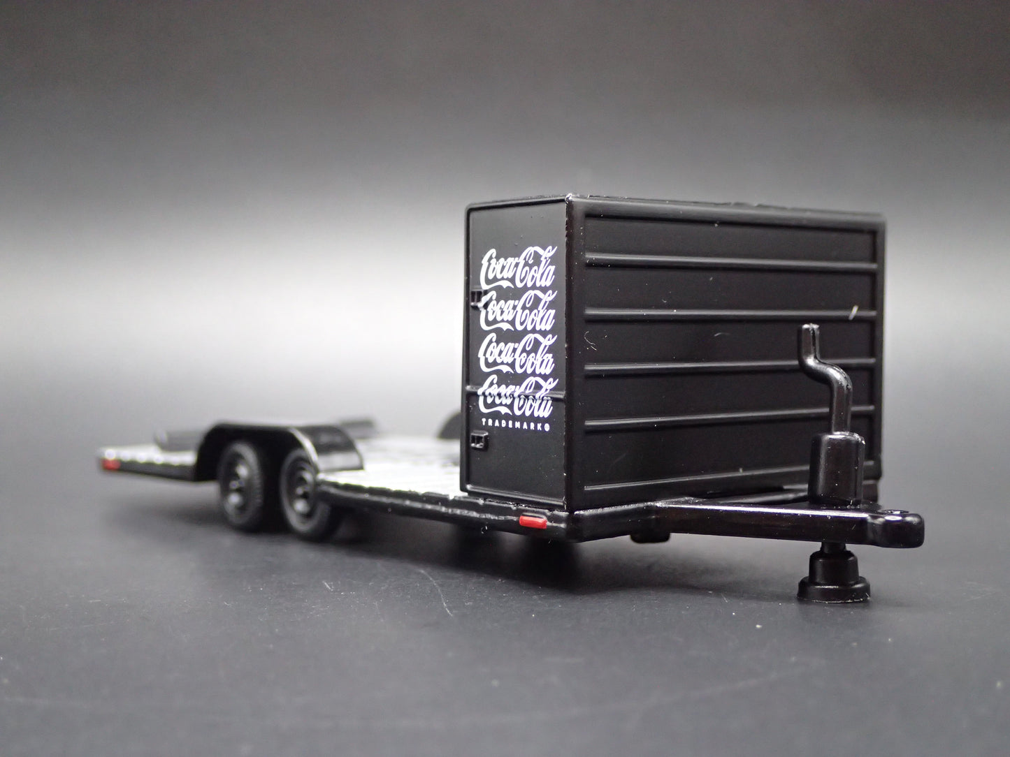 COKE COCA COLA RACING FLATBED CAR HAULER TRAILER 1:64 SCALE DIORAMA PROP MODEL CAR