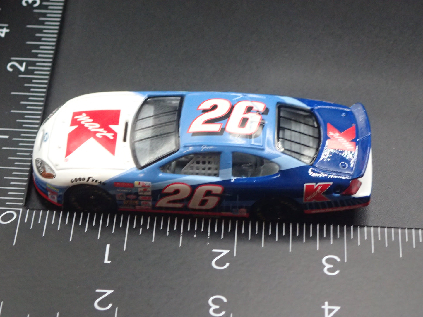 2001 01 FORD TAURUS 26 JIMMY SPENCER NASCAR 1:64 SCALE DIECAST MODEL CAR