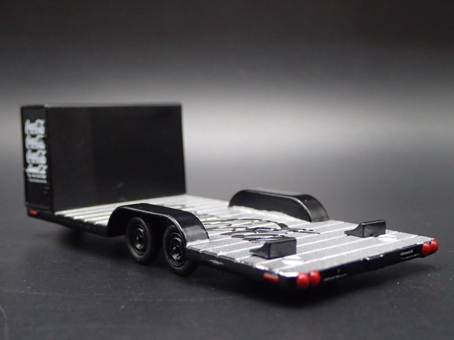 COKE COCA COLA RACING FLATBED CAR HAULER TRAILER 1:64 SCALE DIORAMA PROP MODEL CAR
