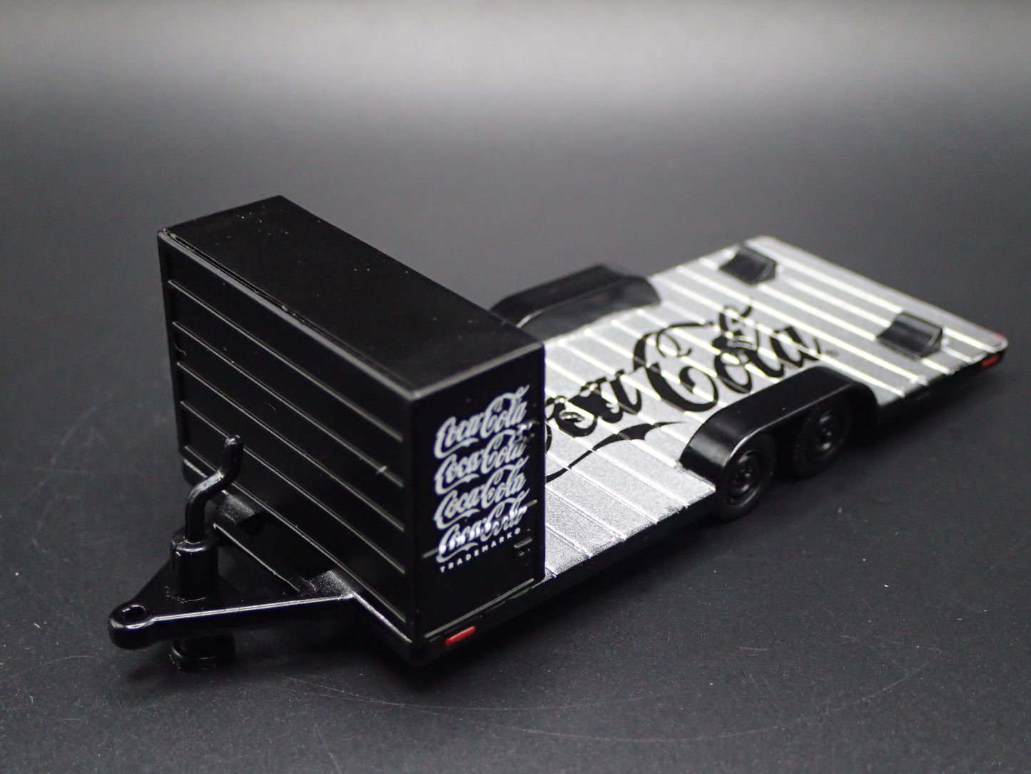 COKE COCA COLA RACING FLATBED CAR HAULER TRAILER 1:64 SCALE DIORAMA PROP MODEL CAR