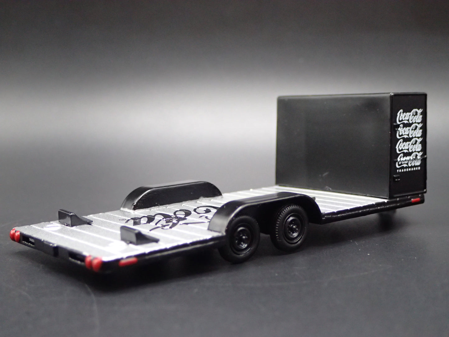 COKE COCA COLA RACING FLATBED CAR HAULER TRAILER 1:64 SCALE DIORAMA PROP MODEL CAR